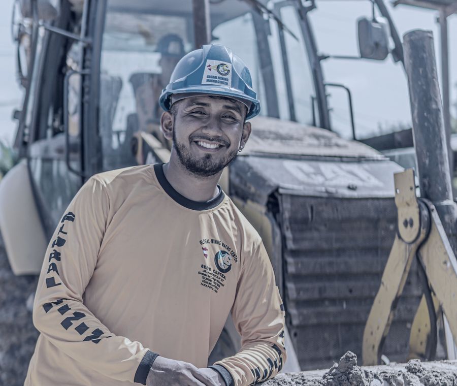 Worker on site
